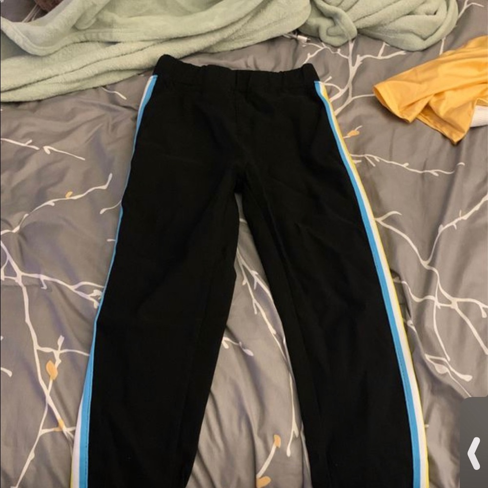 Color stripped pants